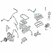 OEM 2018 Ford F-150 Oil Outlet Tube Diagram - JL3Z-6K673-A