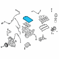 OEM 2019 Ford F-150 Stiffener Gasket Diagram - JL3Z-6710-A