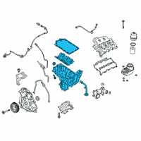 OEM 2019 Ford F-150 Oil Pan Diagram - JL3Z-6K040-A