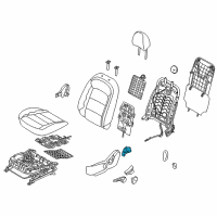 OEM 2017 Kia Forte5 Switch Assembly-Front Lumbar Support Diagram - 885402V110