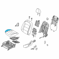 OEM Kia Forte Koup Pad Assembly-Front Seat Cushion Diagram - 88150A7200