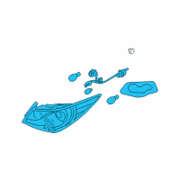 OEM 2011 Hyundai Sonata Lamp Assembly-Rear Combination Outside, RH Diagram - 92402-3Q000
