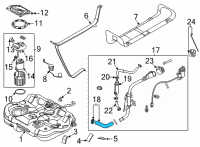 OEM 2022 Kia K5 Hose-Fuel Filler Diagram - 31036L0000