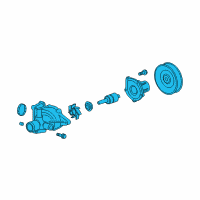 OEM 2013 Chevrolet Spark Water Pump Diagram - 25189098