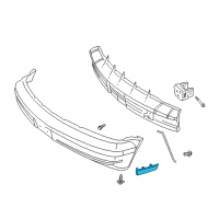 OEM 2004 Chevrolet Astro Reflector Asm-Front Side Marker Diagram - 5977845