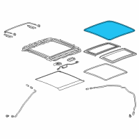 OEM 2022 Chevrolet Malibu Outer Seal Diagram - 84310441