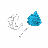 OEM Mercury Montego Alternator Diagram - 6U2Z-10V346-DRRM