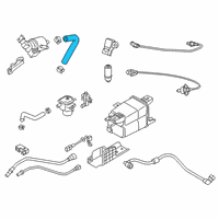 OEM Kia Rio Hose Assembly-Vapor Diagram - 290212M300