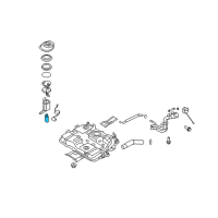 OEM Kia Borrego Fuel Pump Diagram - 311113K000