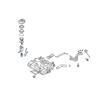 OEM 2009 Kia Borrego Fuel Pump Diagram - 311113K000