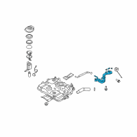 OEM Kia Rondo Neck Assembly-Fuel Filler Diagram - 310301D500