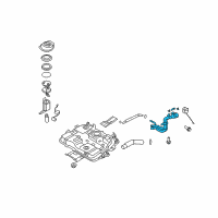 OEM 2007 Kia Rondo Neck Assembly-Fuel Filler Diagram - 310301D500