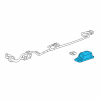 OEM 2021 Buick Enclave License Lamp Diagram - 13510659