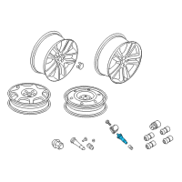 OEM 2022 Ford Edge Wheel, Alloy Diagram - KT4Z-1007-E