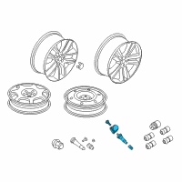OEM Ford Edge Wheel, Alloy Diagram - GT4Z-1007-D