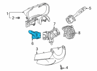 OEM 2021 Chevrolet Trailblazer Signal Switch Diagram - 42750983