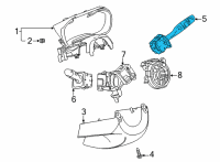 OEM 2021 Buick Encore GX Wiper Switch Diagram - 42712430