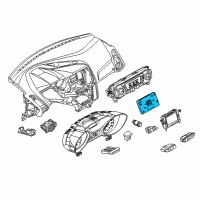 OEM 2014 Ford Focus Module Diagram - EB5Z-14D212-BA