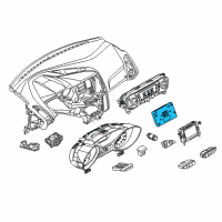 OEM Ford Focus Module Diagram - CV6Z-14D212-JD