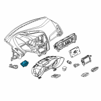 OEM 2018 Ford Transit-250 Headlamp Switch Diagram - CV6Z-11654-K