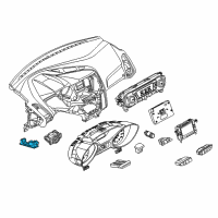 OEM Ford Focus Courtesy Lamp Diagram - BM5Z-13776-C