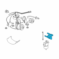 OEM Buick Terraza Sensor Asm, Auto Level Control Diagram - 89047637