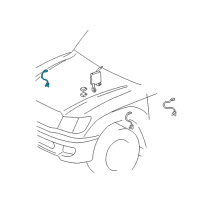 OEM Lexus LX470 Sensor Sub-Assembly, Height Control Diagram - 89405-60012