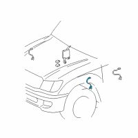 OEM Toyota Height Sensor Diagram - 89406-60012