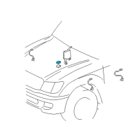 OEM Toyota Supra ECM Relay Diagram - 90987-02004-83