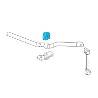 OEM 2010 Cadillac CTS Stabilizer Bar Bushing Diagram - 22753227