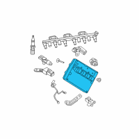 OEM 2005 Jeep Grand Cherokee Electrical Powertrain Control Module Diagram - 56044516AE