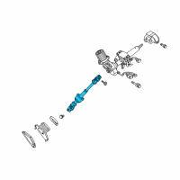 OEM 2010 Toyota Venza Intermed Shaft Diagram - 45220-0T010