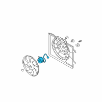 OEM Hyundai Elantra Motor-Radiator Cooling Fan Diagram - 25386-2H051