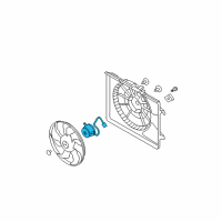 OEM 2011 Hyundai Elantra Motor-Radiator Cooling Fan Diagram - 25386-2H051