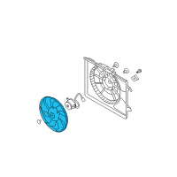 OEM 2011 Hyundai Elantra Fan-Cooling Diagram - 25231-2H000