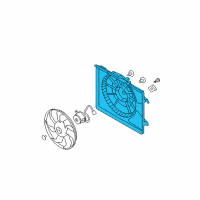 OEM Hyundai SHROUD-Radiator Diagram - 25350-2H100