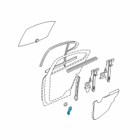 OEM 2002 Oldsmobile Alero Handle Asm-Front Side Door Window Regulator Diagram - 22671402