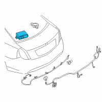 OEM 2009 Lincoln MKS Module Diagram - 8A5Z-15K866-A