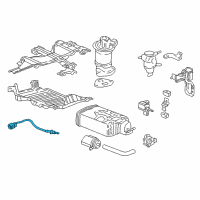 OEM 1999 Honda Odyssey Sensor, Oxygen Diagram - 36532-P8F-A01