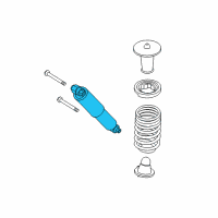 OEM 2018 Ford Transit Connect Shock Diagram - DV6Z-18125-C