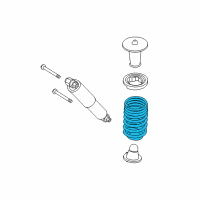 OEM 2019 Ford Transit Connect Coil Spring Diagram - DV6Z-5560-F