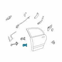 OEM 2006 Kia Optima Hinge Assembly-Rear Door Lower Diagram - 793502G000