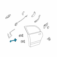 OEM 2010 Kia Optima Checker Assembly-Rear Door Diagram - 794902G000