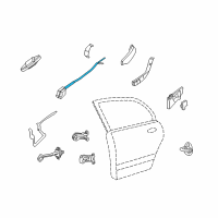 OEM Kia Cable Assembly-Rear Door S/L Diagram - 814912G000