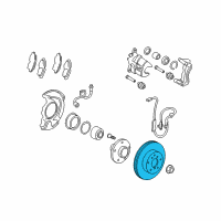 OEM Toyota RAV4 Rotor Diagram - 43512-06150