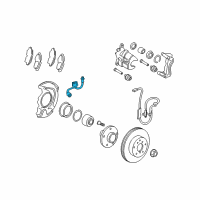 OEM Toyota Solara Brake Hose Diagram - 90947-A2018