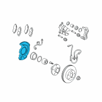OEM 2010 Lexus ES350 Cover, Disc Brake Dust Diagram - 47782-06110