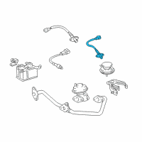OEM Toyota 4Runner Rear Oxygen Sensor Diagram - 89465-39825
