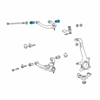 OEM 2020 Toyota Tacoma Bushings Diagram - 48632-04020