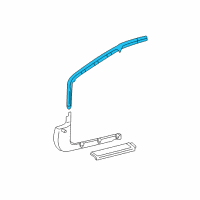 OEM Pontiac Sunfire Molding Asm-Windshield Side Upper Garnish *Graphite Diagram - 22711057